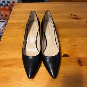 Nine West Black Pointed Toe Heels